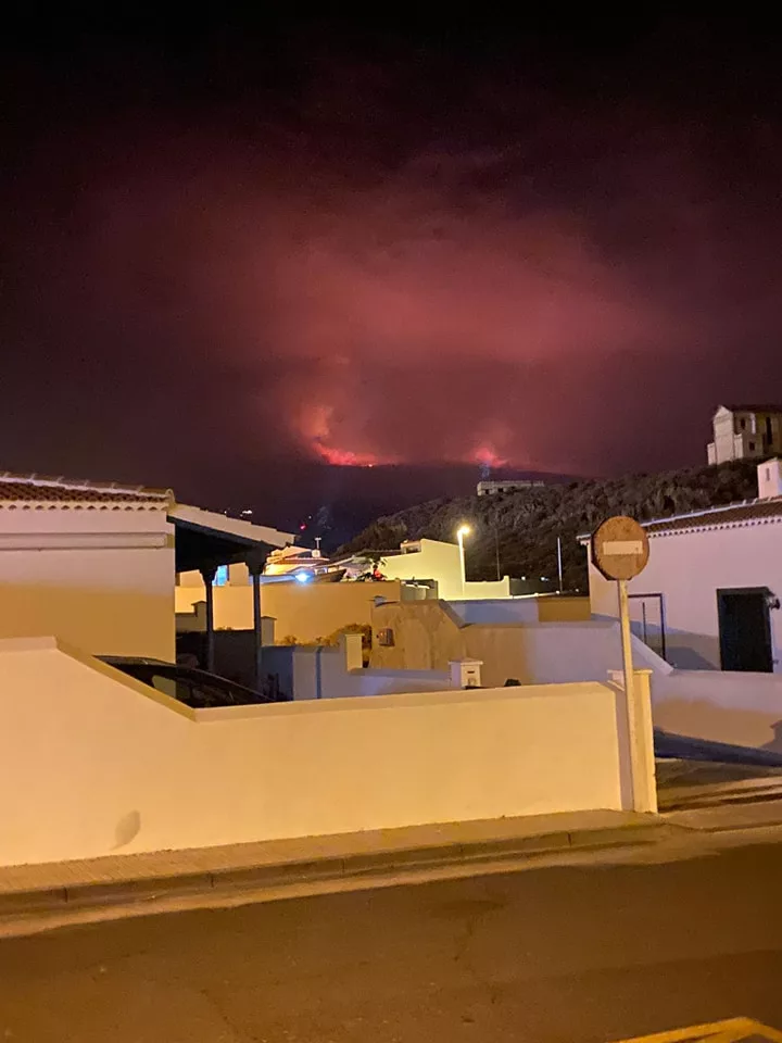 incendie à tenerife