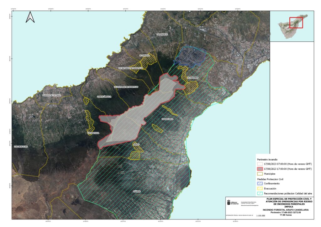 incendie ravageur tenerife
